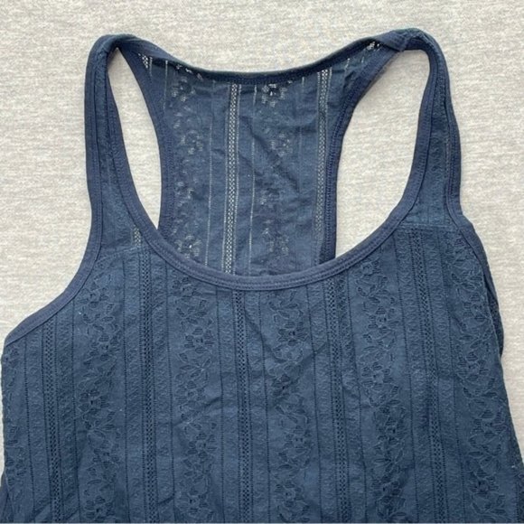 Hollister Blue Racer Back Tank Top - Picture 2 of 6